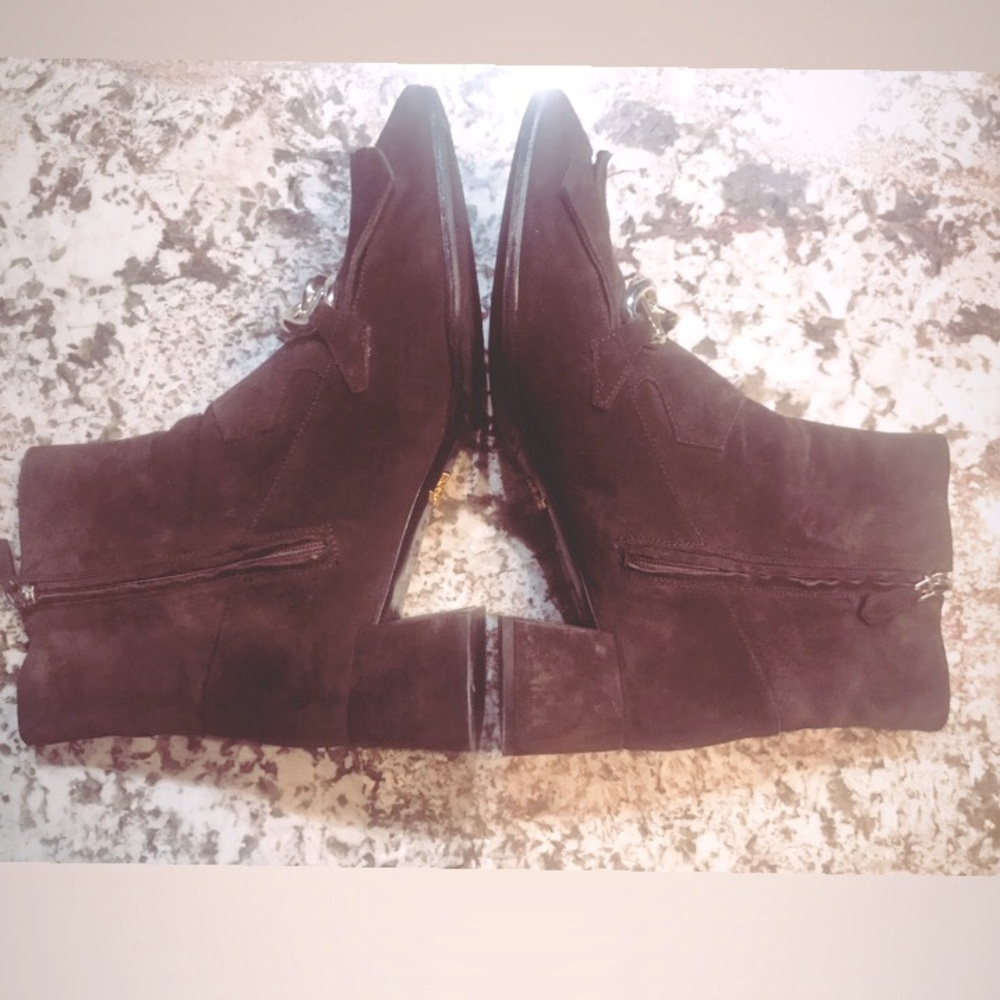 Prada Suede Ankle Boots